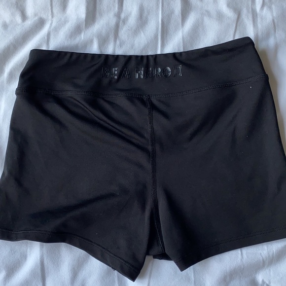 Black Marvel Spandex Bike Shorts Size Small women - Picture 3 of 4